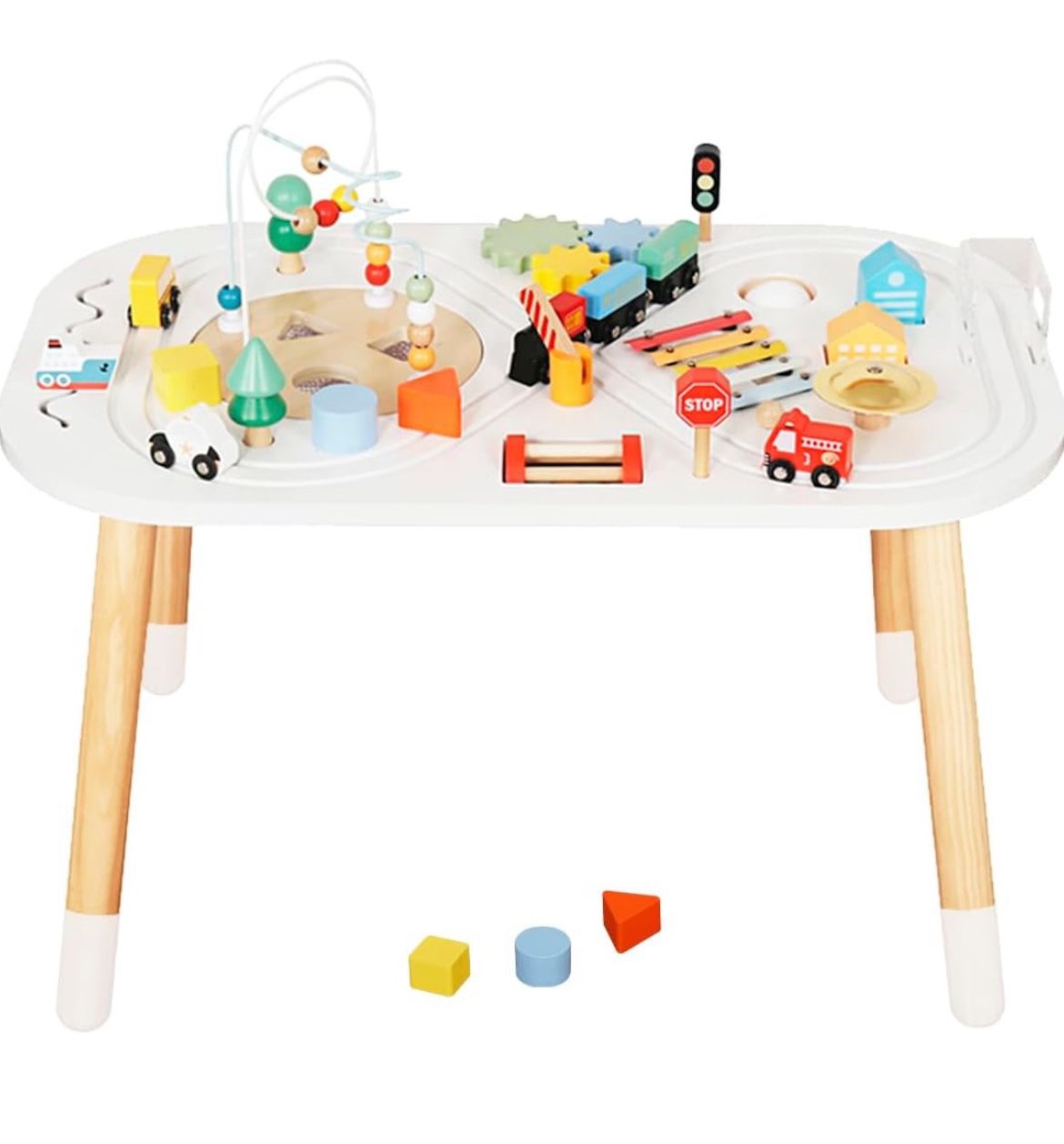 Baby Activity Cubes for Kids,Toddler Activity Cubes&Activity Center Table