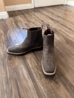 Leather boots
