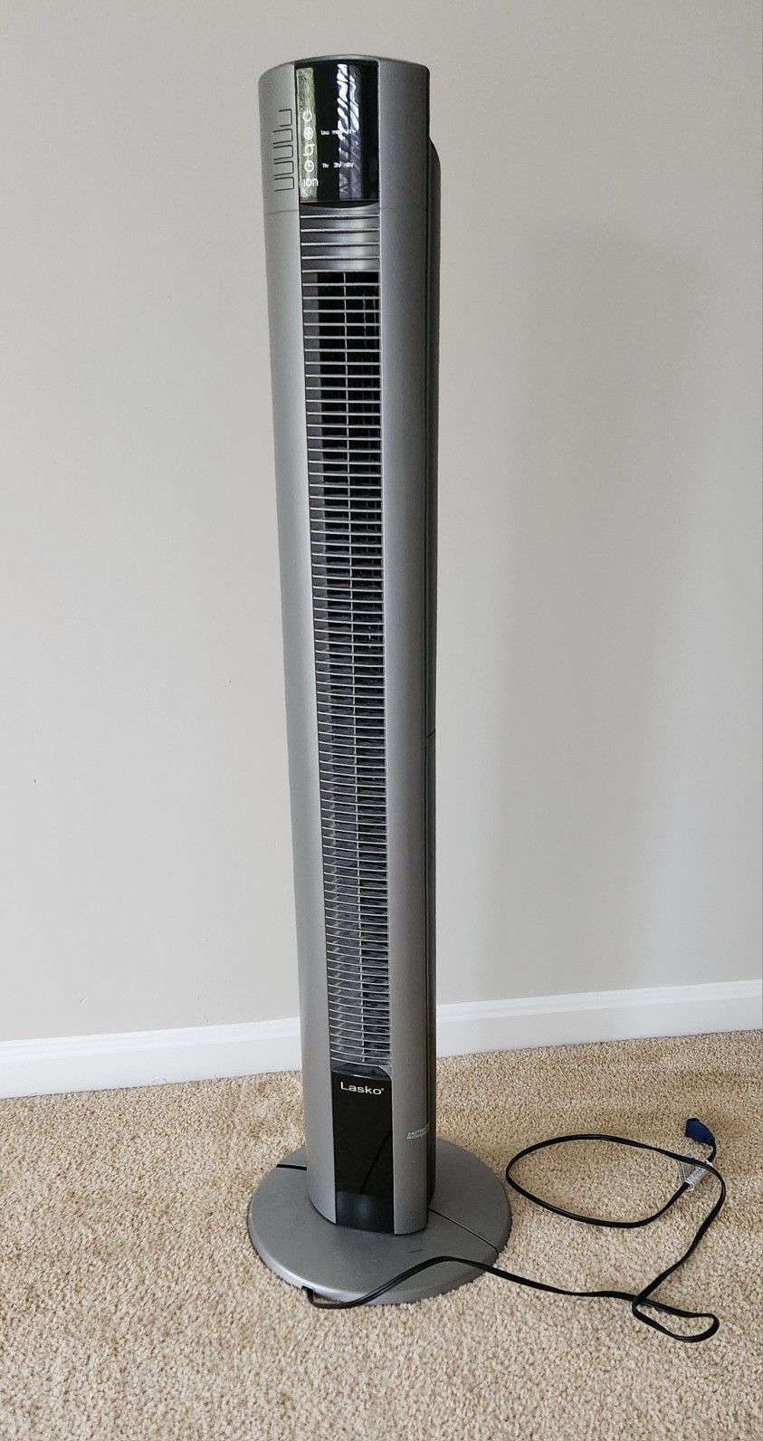 Lasko 46in Tower Fan With Timer And Ion