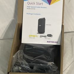 NETGEAR HIGH SPEED CABLE MODEM