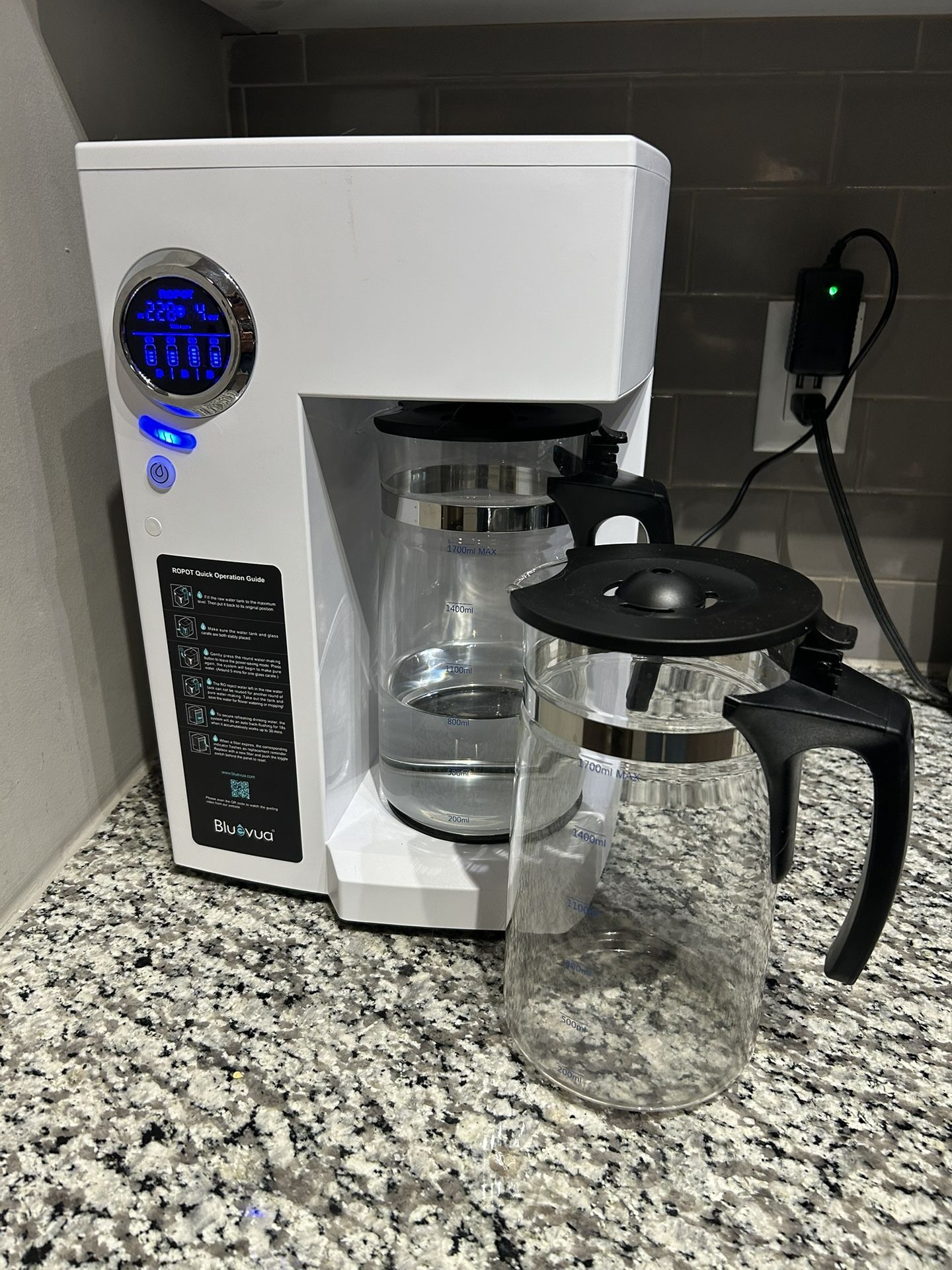 Countertop Reverse Osmosis Water Filtration System