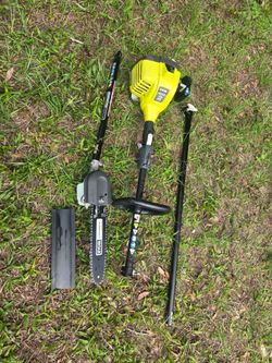 Ryobi pole chain saw