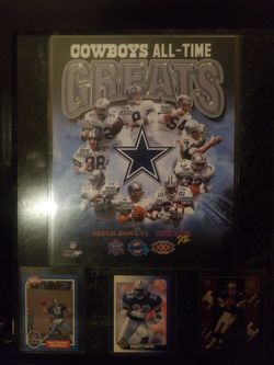 Cowboys  All Time Greats Frame.. Good Condition.  15 Inch Hieght  And 12 Inches Width 