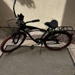 Huffy 26” Men's Cruiser Bike, Matte Black