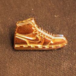 Nike Air Jordan NBA All Star Pin Gold 1pcs about 1"