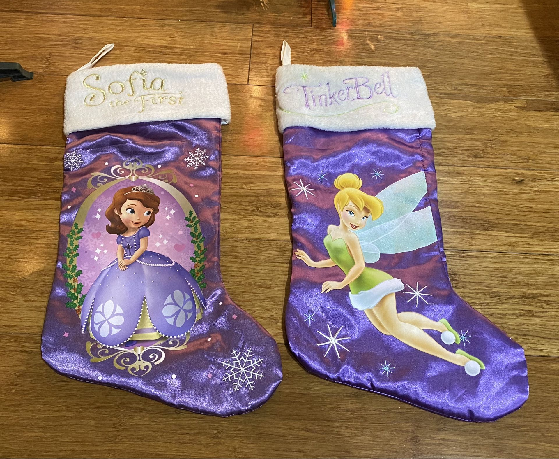 Sofia The First &TinkerBell Stockings