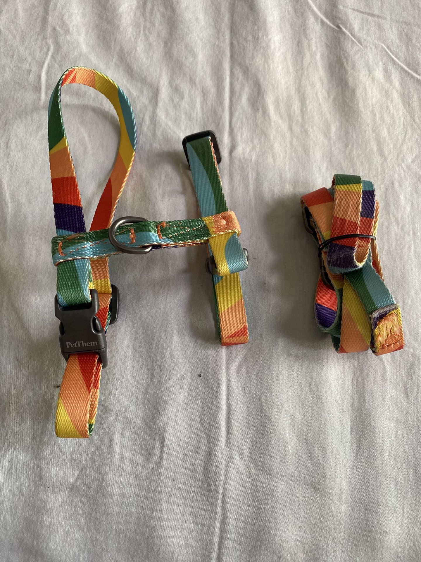 Pet  Rainbow Harness Set