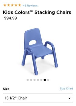 Lakeshore Stacking Chair 13 1/2”