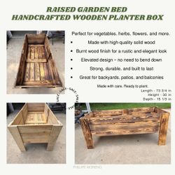 Handmade Raised Garden Bed