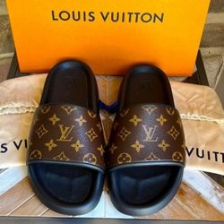 Louis Vuitton Slides Brand New , I've Got Too Much Designer So I'm Trying To Thin It Out