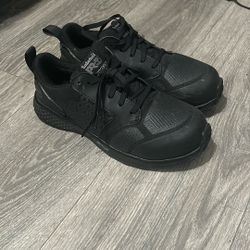 Steel-toe Timberlands