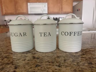 Sugar Tea Coffee Canister Set of 3