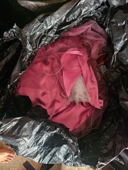Free bags of clothing, shoes, and miscellaneous items