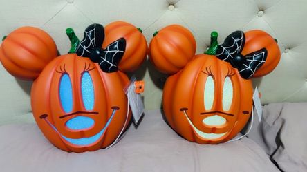 Disney Minnie Halloween Pumpkin Decorations – $90 Each