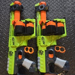 Pair Of Nerf Dominator Guns