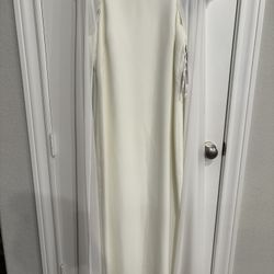 White Formal dress 