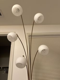 modern lamp with marble stone base