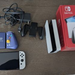 Switch OLED with extra joycons and 1.5tb memory card