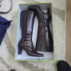 Anne Klein Knee High Heeled Boots