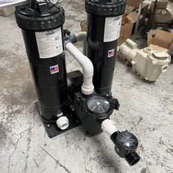 Brand New 3hp Inground Pool Pump Variable Speed W/ 300 Square Foot Cartridge Filter 