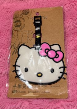 Sanrio Hello Kitty Luggage Tag Backpack ID Suitcase Travel