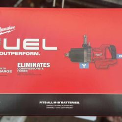 M18 FUEL 18V Lithium-Ion Brushless Cordless 1 in. Impact Wrench with D-Handle (Tool-Only)