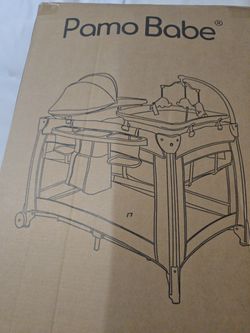 Pampo Babe Foldable Crib With Playpen