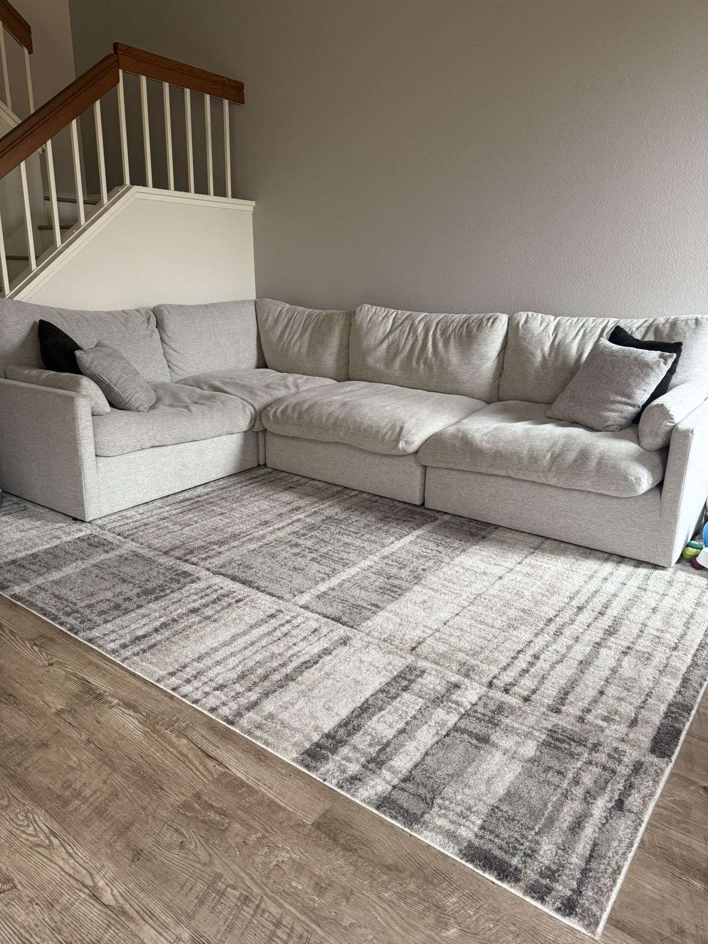 Light Gray Sectional Sofa