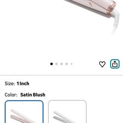 T3 SinglePass StyleMax Professional 1" Ceramic Flat Iron with Custom Heat Automation, 9 Heat Settings