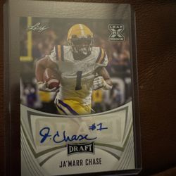 Jamarr Chase Autographed Rookie Card
