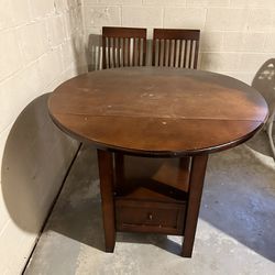 Small Wood Table 