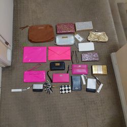 Womens- Hand Bags, Wallets, and Card Wallets.
