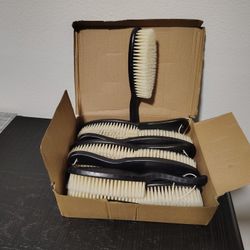 Cleaning Brush For Cleaning Trimmed Hair In Hairdressing And Barbershop Service.