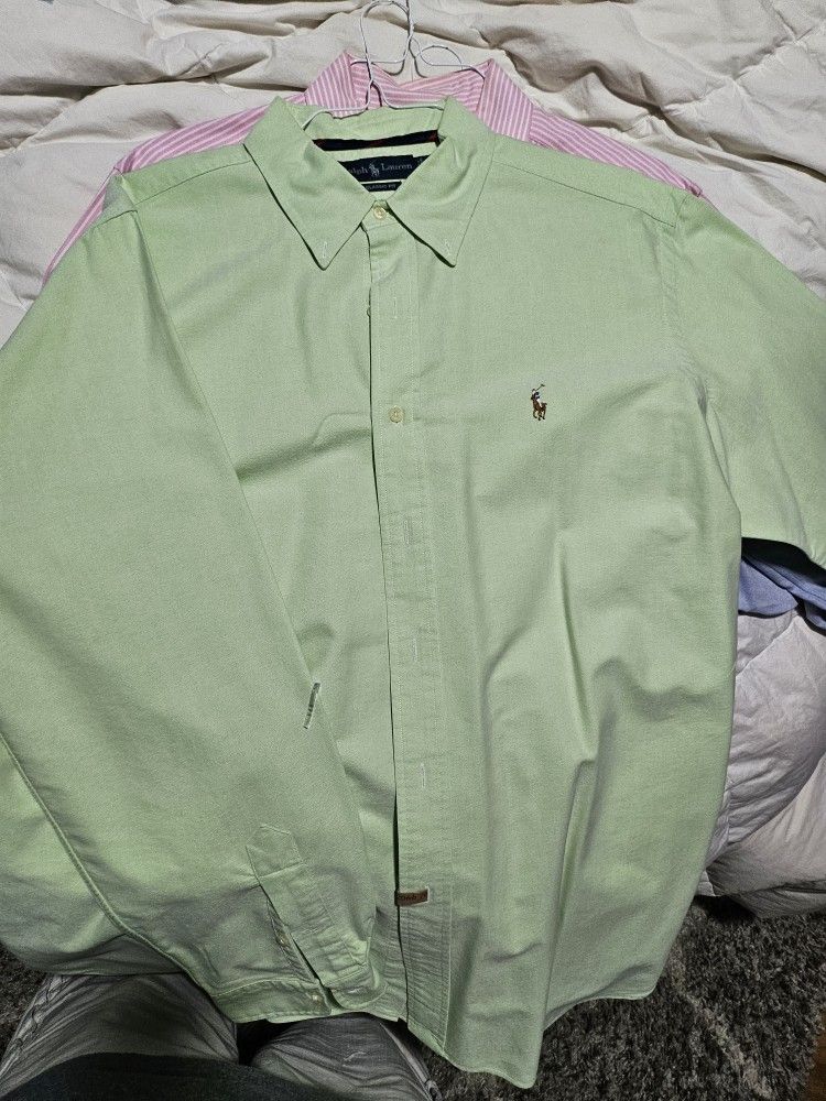 XL RALPH LAUREN DRESS SHIRT 