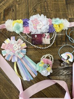 Maternity Sash Set 570