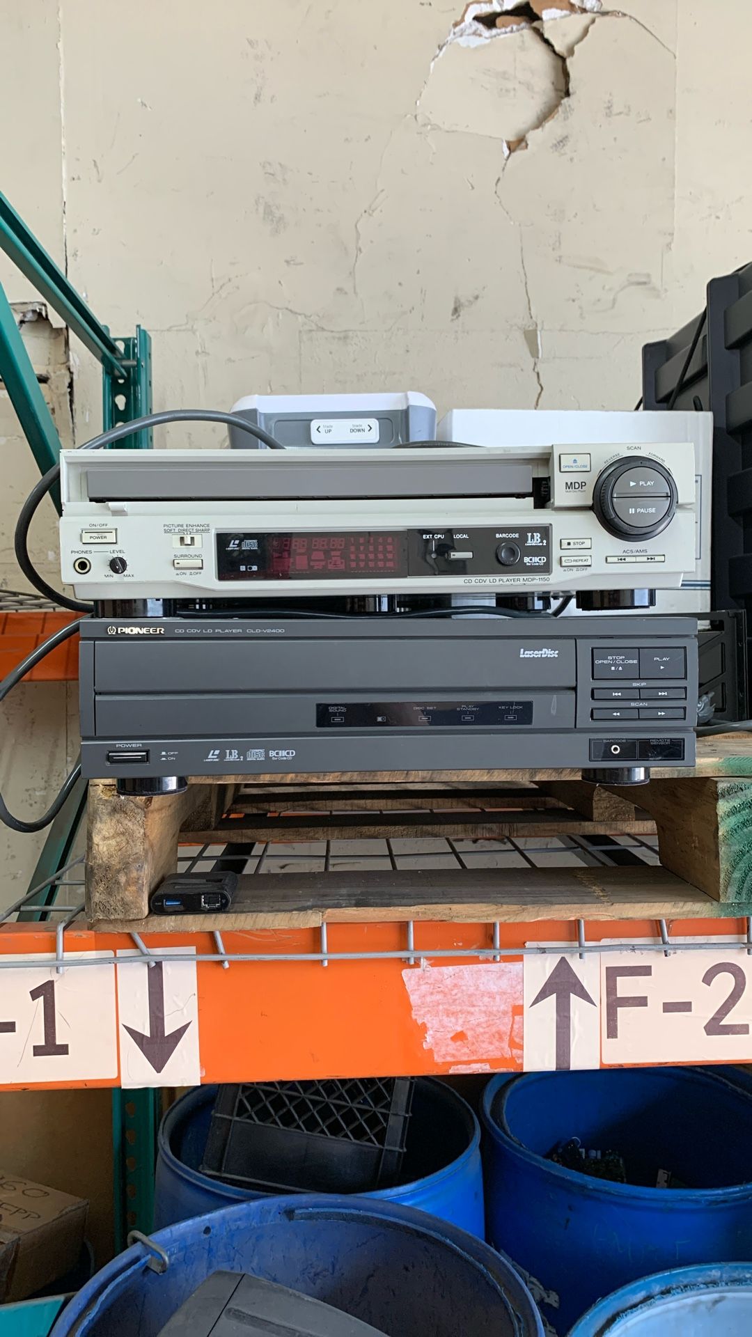 laserdisc Players Untested For Parts Or As Is