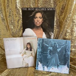 CARLY SIMON 3-LP Vinyl Bundle (Hotcakes, Anticipation, Best Of)