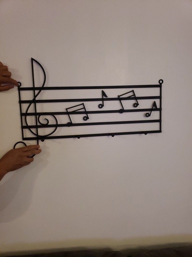 Metal Music Key Hanger