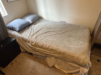 Twin Bed with Metal Bed Frame