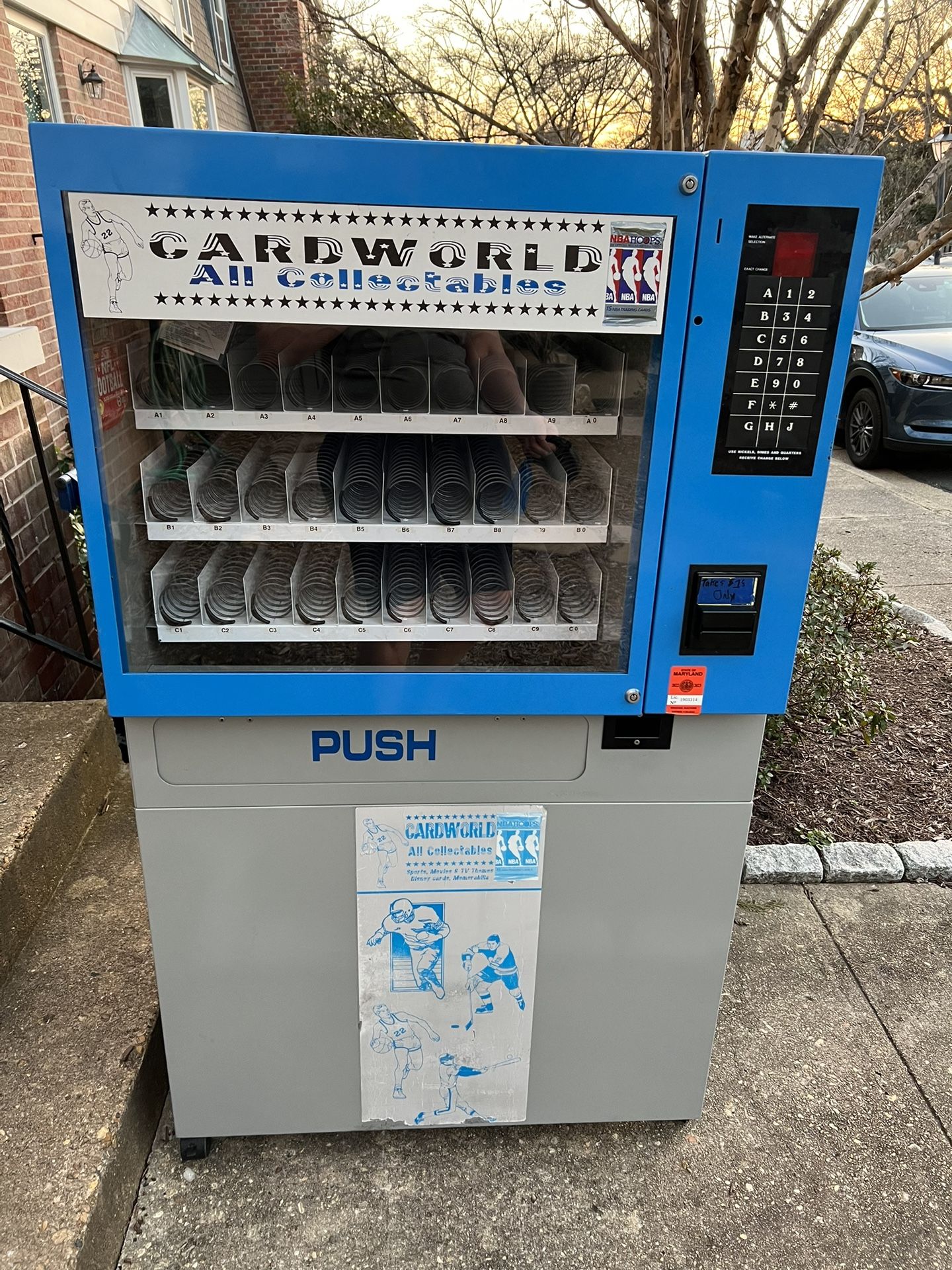 Sports Card Vending Machine 