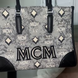 MCM Tote Vintage Jacquard