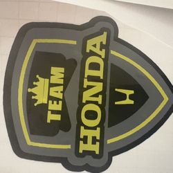 Team Honda Vinyl Decal 