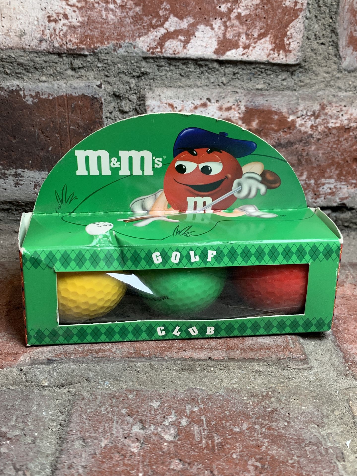 M&M’s golf club golf balls 
