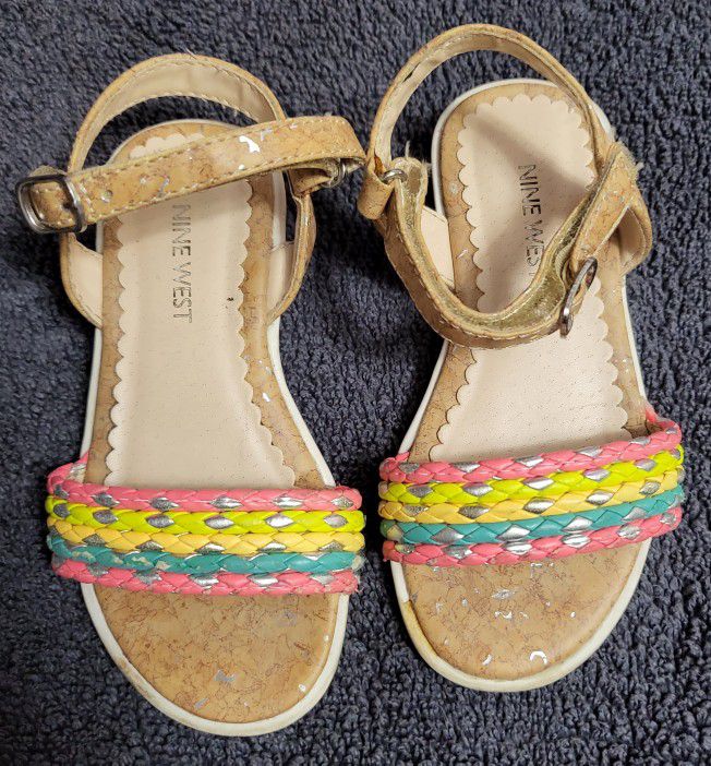 Nine West - Toddler Girl Sandals Size 7M