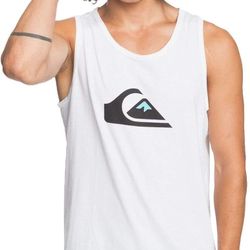 Quiksilver Comp Logo Muscle Tank MT1 White