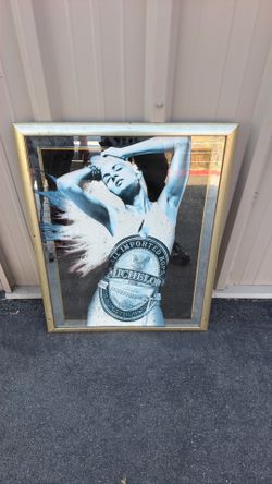 Vintage Michelob ultra sign photo mirror for home or bar