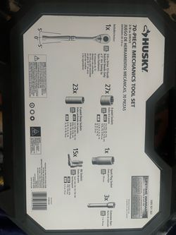 Husky 70-Piece 3/8 in Drive Mechanics Tool Set
