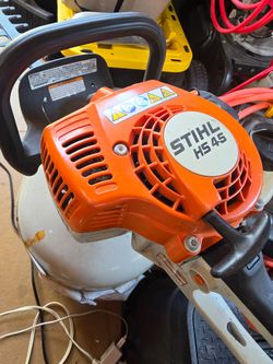Stihl HS 45 hedge trimmers.