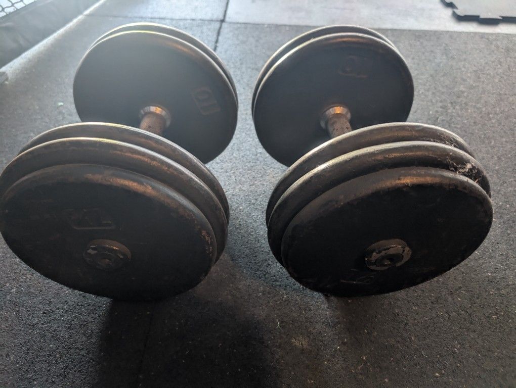 55lb Dumbbell Set