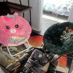 Kids Folding Round Chairs